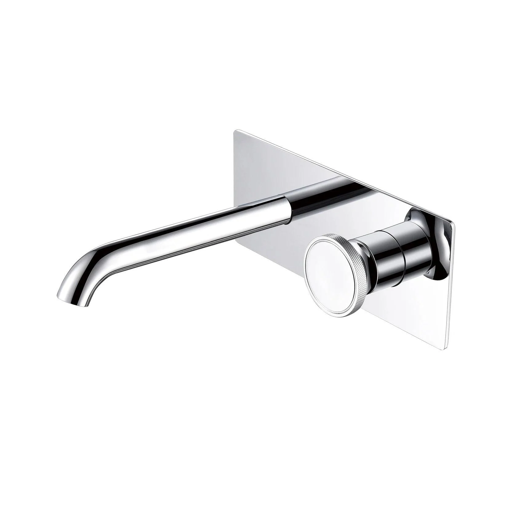 Wall Mounted Bathroom Tap With Concealed Single Handle Simple Basin Tap -Bathlova