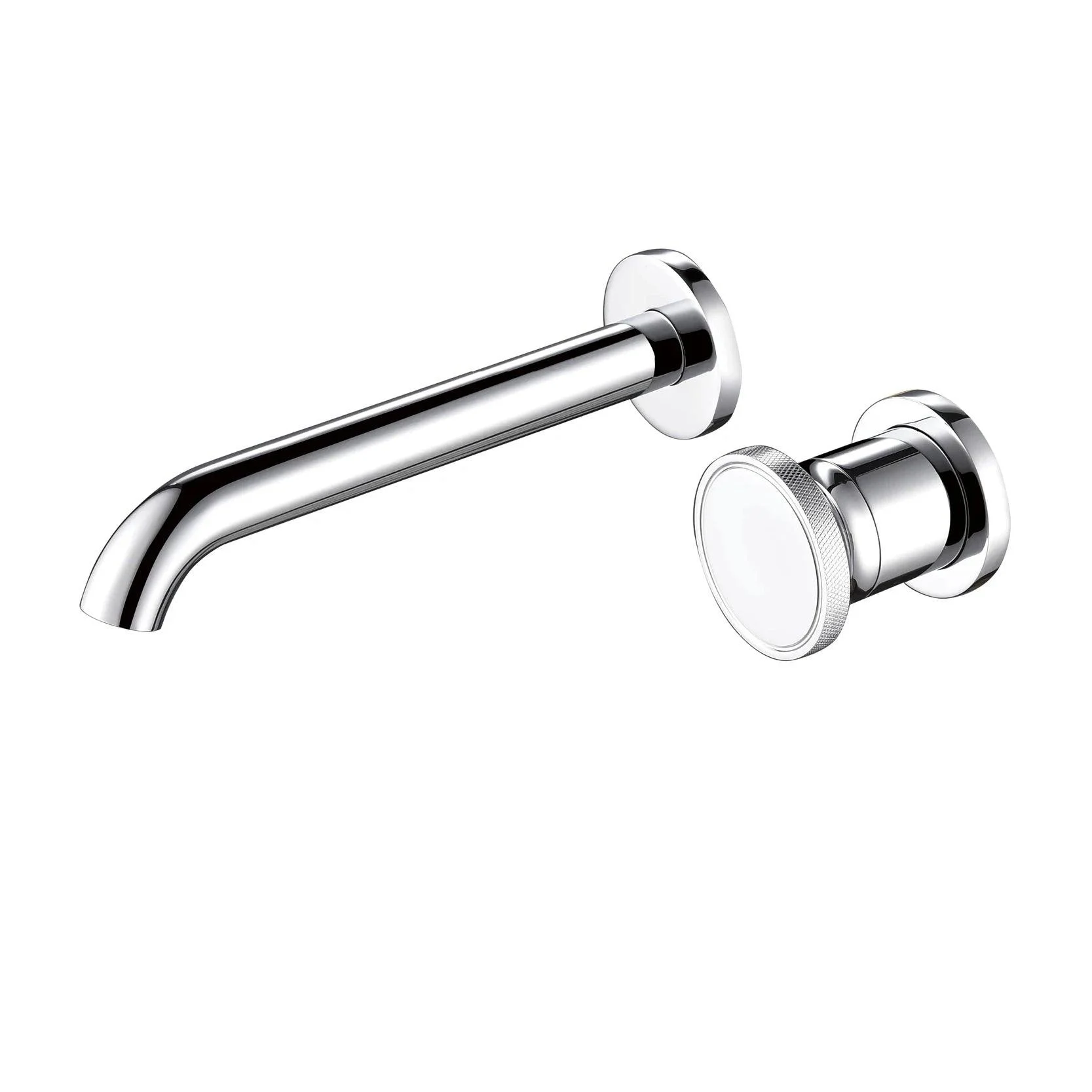 Wall Mounted Bathroom Tap With Concealed Single Handle Simple Basin Tap -Bathlova