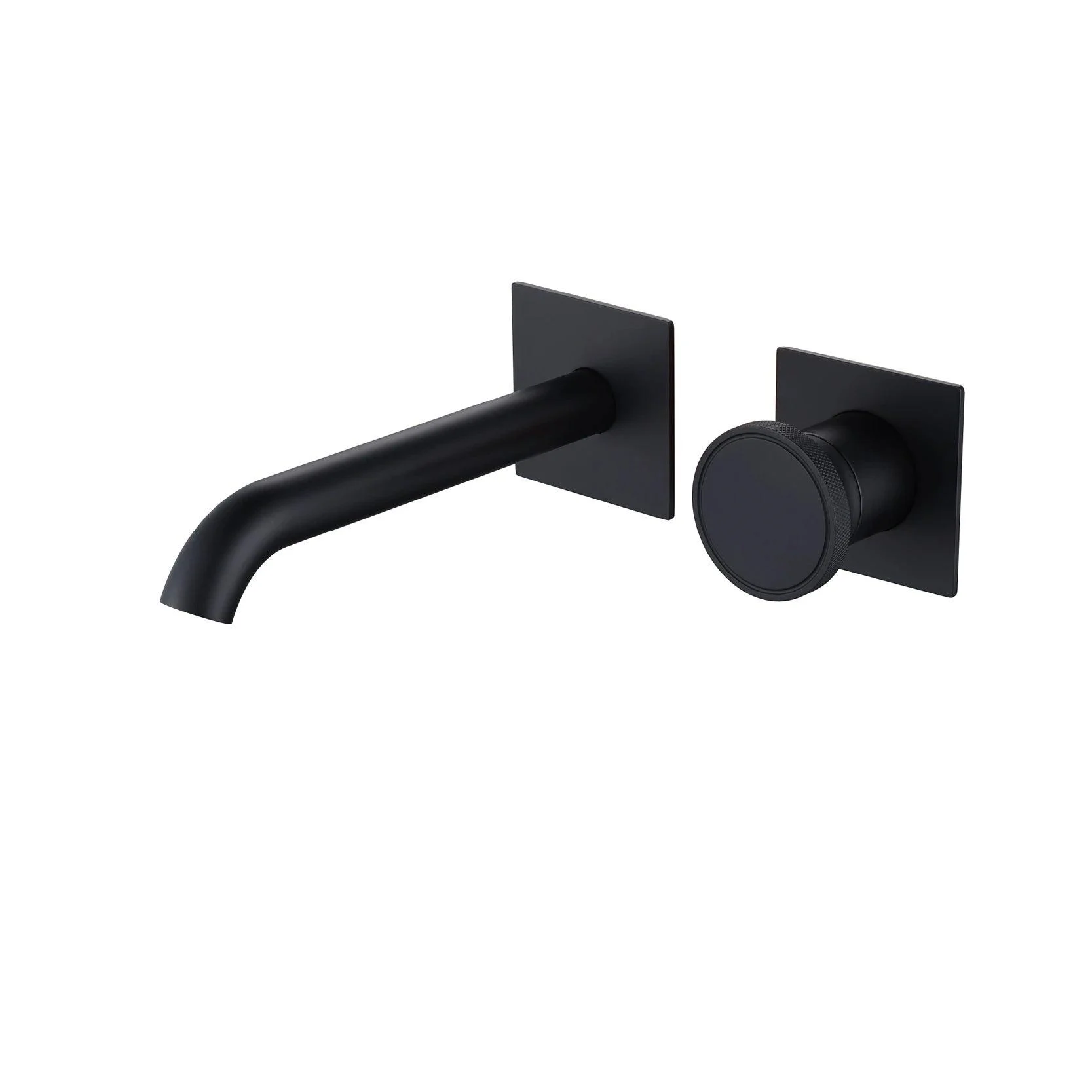 Wall Mounted Bathroom Tap With Concealed Single Handle Simple Basin Tap -Bathlova