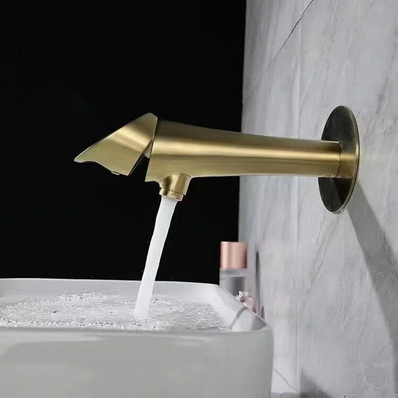 Wall Mounted Bathroom Washbasin Tap Hot Cold Water Mixer Tap -Bathlova