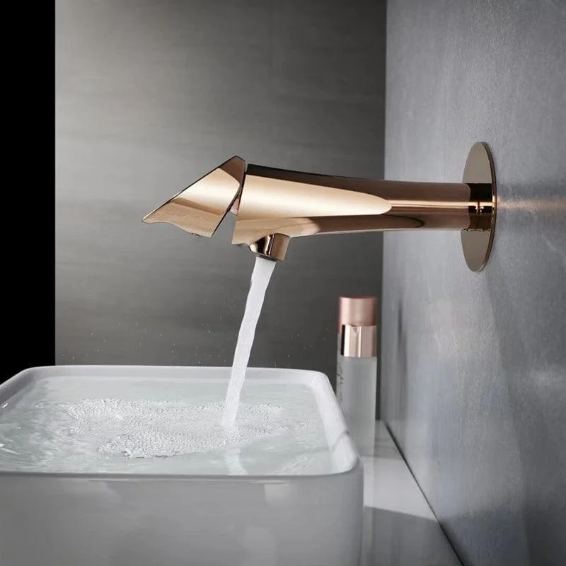 Wall Mounted Bathroom Washbasin Tap Hot Cold Water Mixer Tap -Bathlova