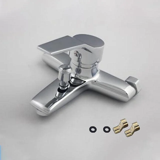 Wall Mounted Bathtub Tap Waterfall Tap Brass Bath Shower Mixer -Bathlova