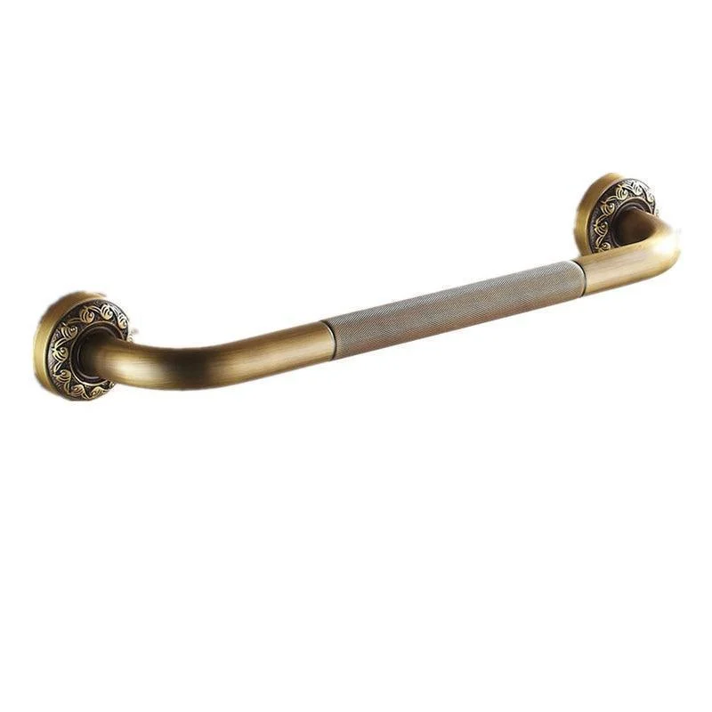 Wall Mounted Black Antique Brass Classy Bathroom Grab Bar Handrail -Bathlova