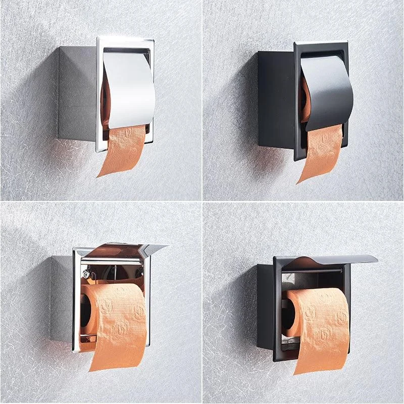 Wall-Mounted Concealed Bathroom Tissue Paper Holder -Bathlova