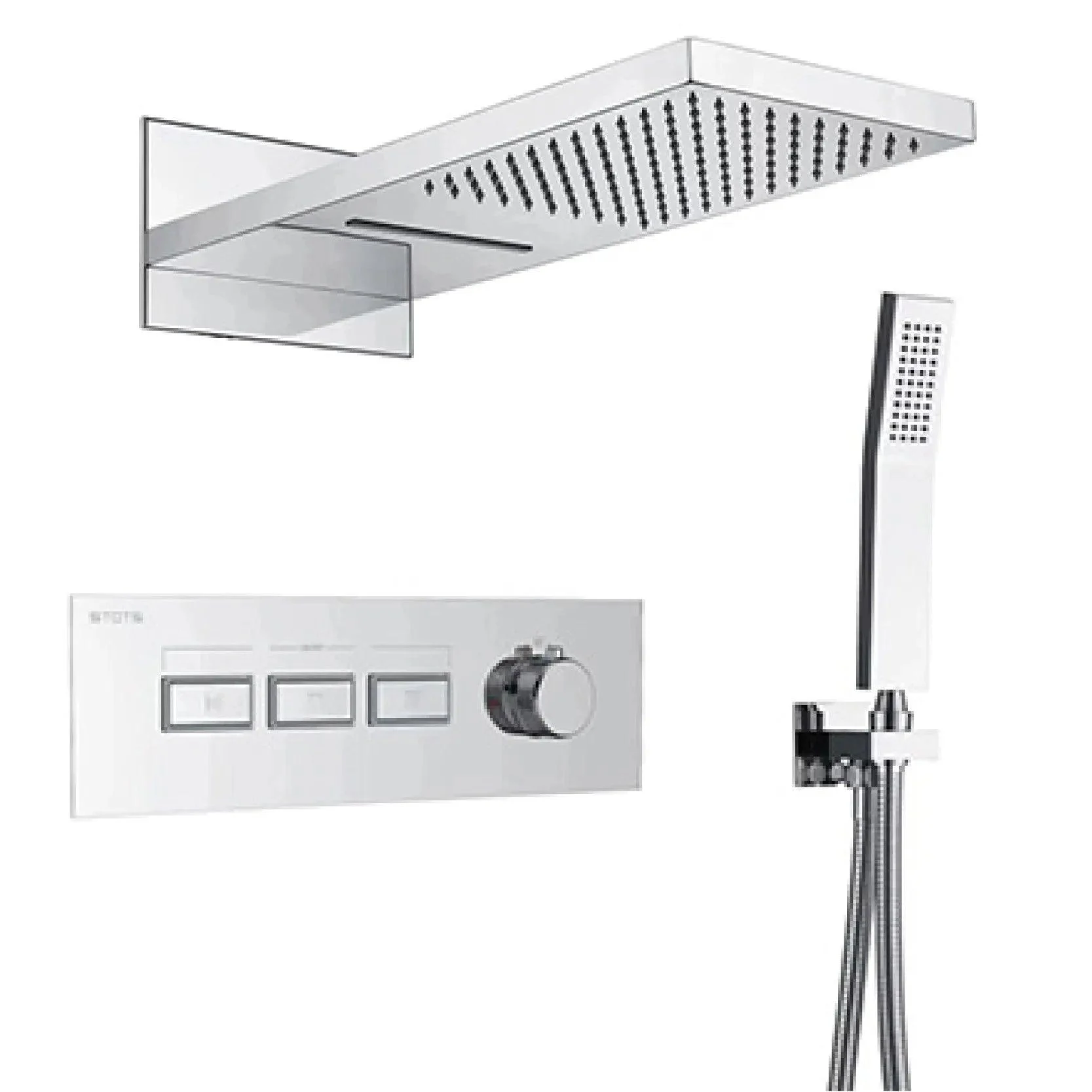 Wall Mounted Design 3-function Bathroom Tap Shower System -Bathlova