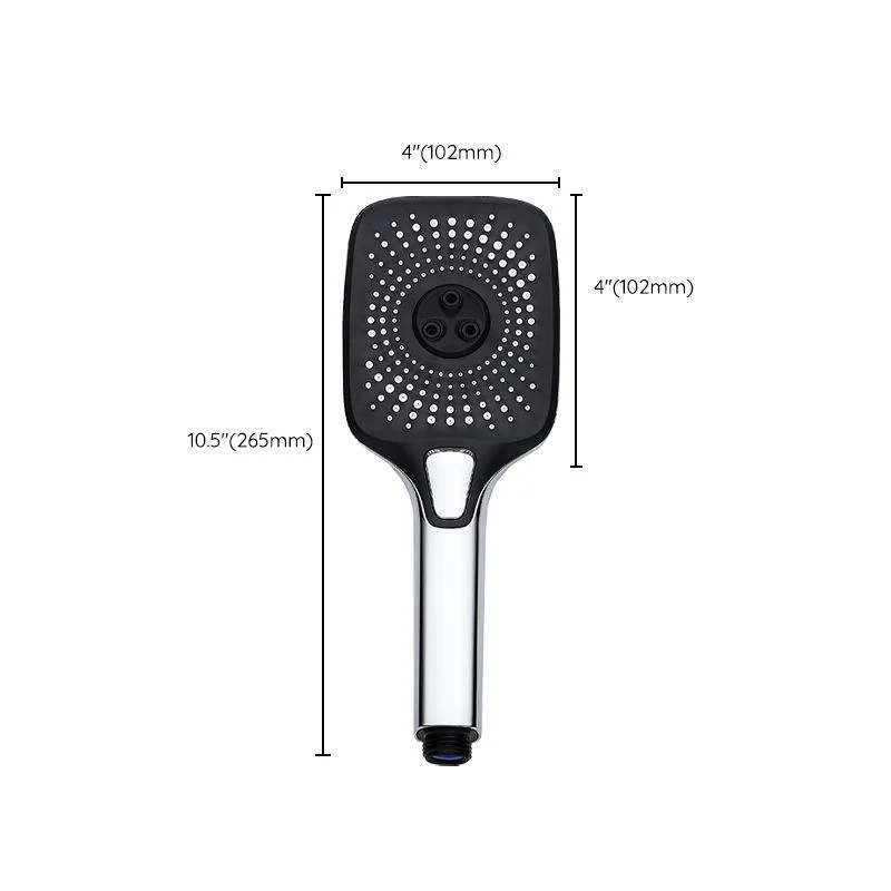 Wall Mounted Handheld Shower Head Modern Metal Hand Shower Head -Bathlova