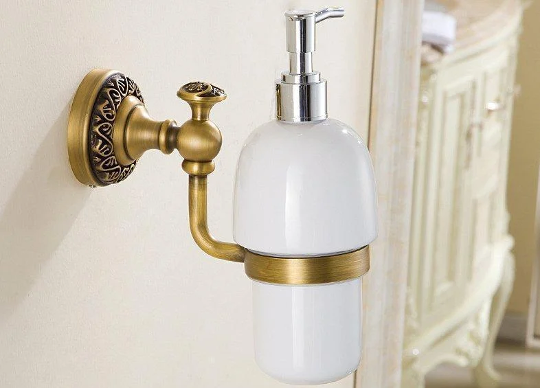 Wall Mounted Liquid Soap Bottle Dispenser -Bathlova