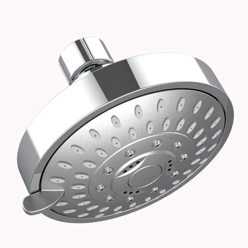 Wall Mounted Metal Shower Head Modern Round Fixed Shower Head -Bathlova