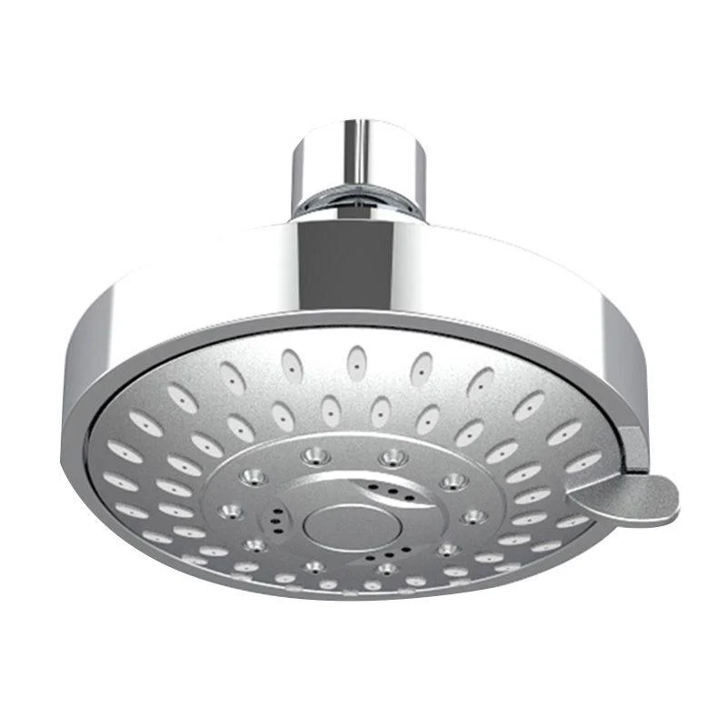 Wall Mounted Metal Shower Head Modern Round Fixed Shower Head -Bathlova