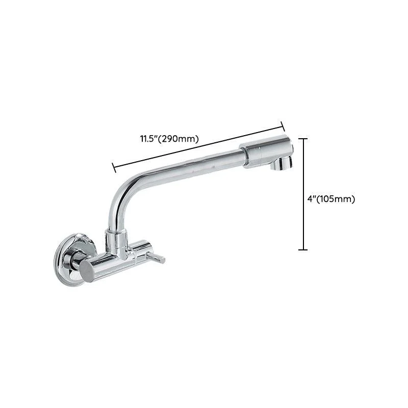 Wall Mounted Metal Tub Filler Low Arc Waterfall Bathtub Tap -Bathlova