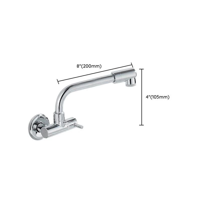 Wall Mounted Metal Tub Filler Low Arc Waterfall Bathtub Tap -Bathlova