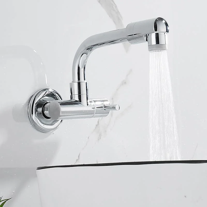 Wall Mounted Metal Tub Filler Low Arc Waterfall Bathtub Tap -Bathlova