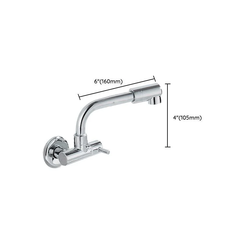 Wall Mounted Metal Tub Filler Low Arc Waterfall Bathtub Tap -Bathlova