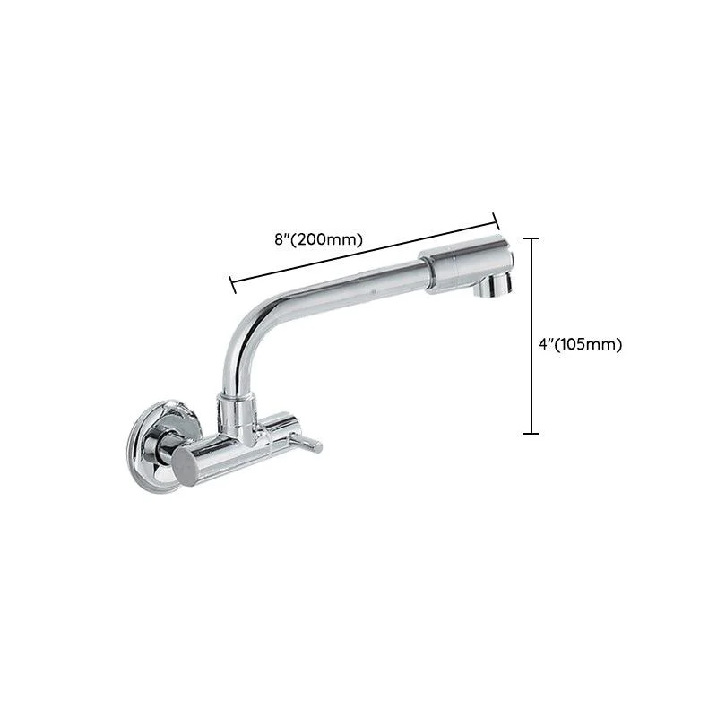 Wall Mounted Metal Tub Filler Low Arc Waterfall Bathtub Tap -Bathlova