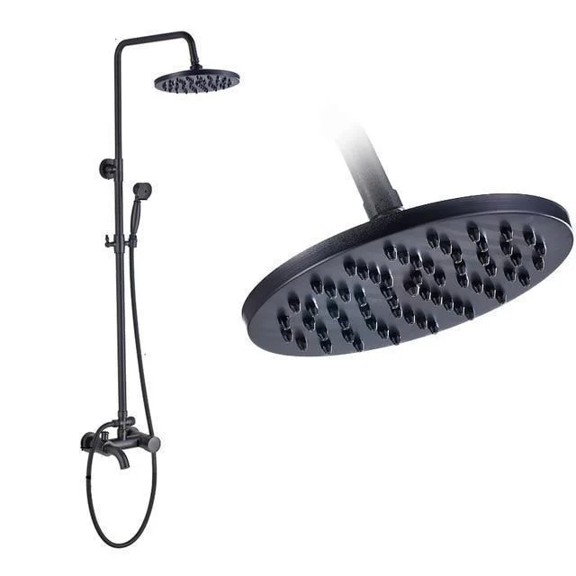 Wall Mounted Rainfall Shower Tap with Hand Shower Set -Bathlova