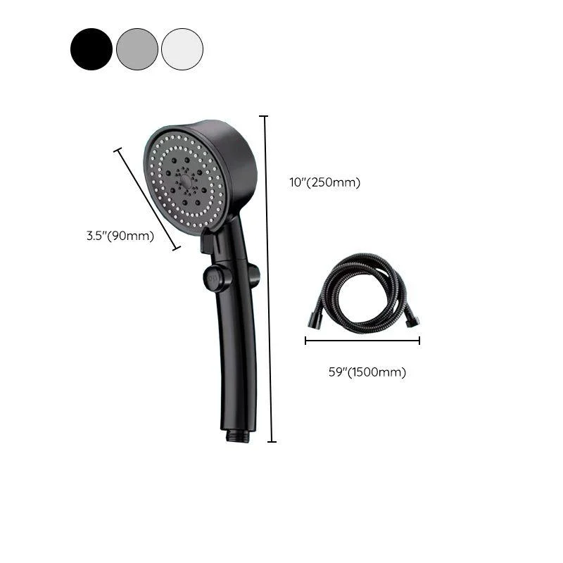 Wall-mounted Shower Head Modern Plastic Shower Head with Adjustable Spray Pattern -Bathlova