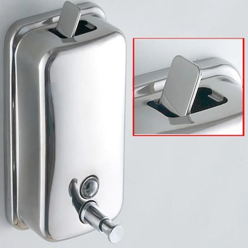 Wall Mounted Stainless Steel Liquid Hand Soap Dispenser -Bathlova