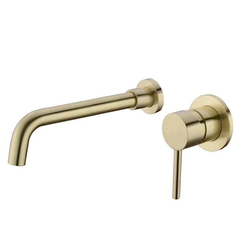 Wall Mounted Stainless Steel Tap Single Handle Bathroom Tap in 6 Colors -Bathlova