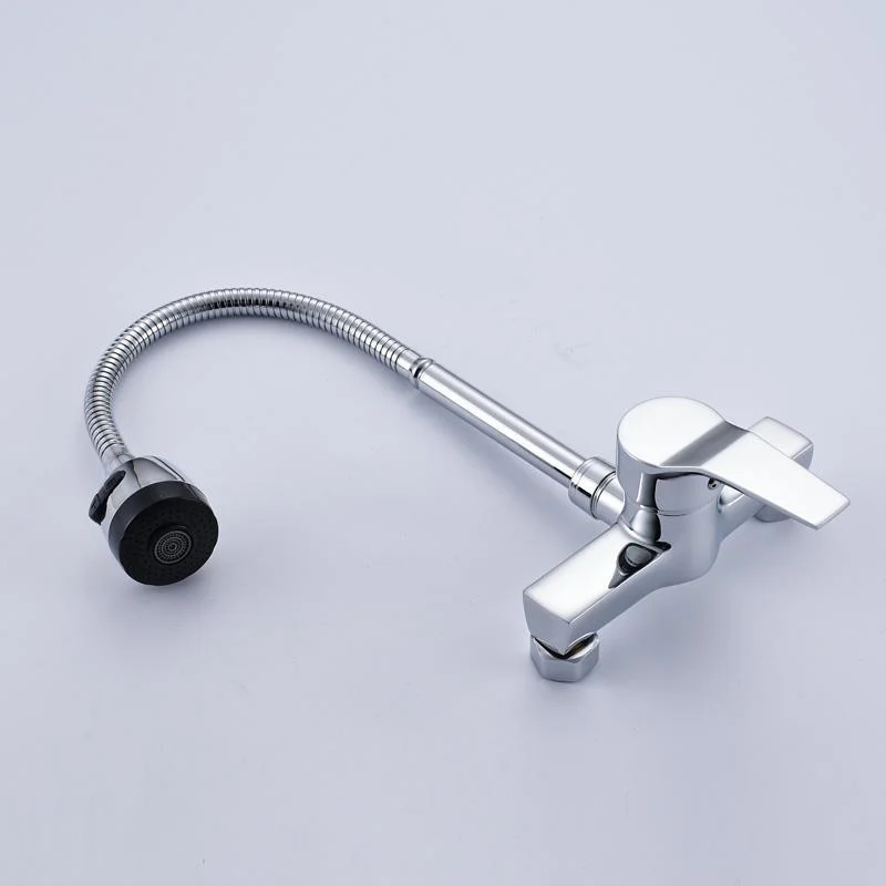 Wall Mounted Stream Sprayer Two Modes Kitchen Tap -Bathlova