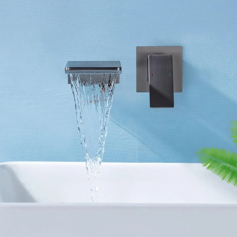 Wall Mounted Taps Contemporary Single Handle Tap for Bathroom -Bathlova