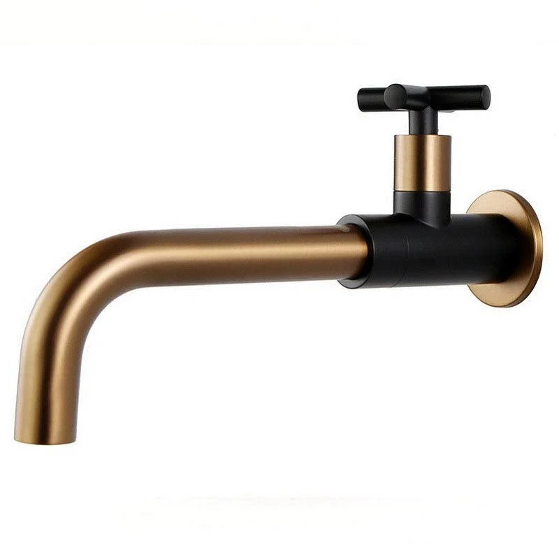 Wall Mounted Taps Single Cross Handle Tap for Bathroom -Bathlova