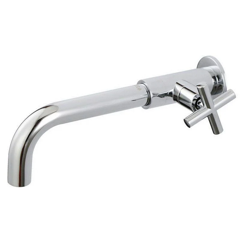 Wall Mounted Taps Single Cross Handle Tap for Bathroom -Bathlova