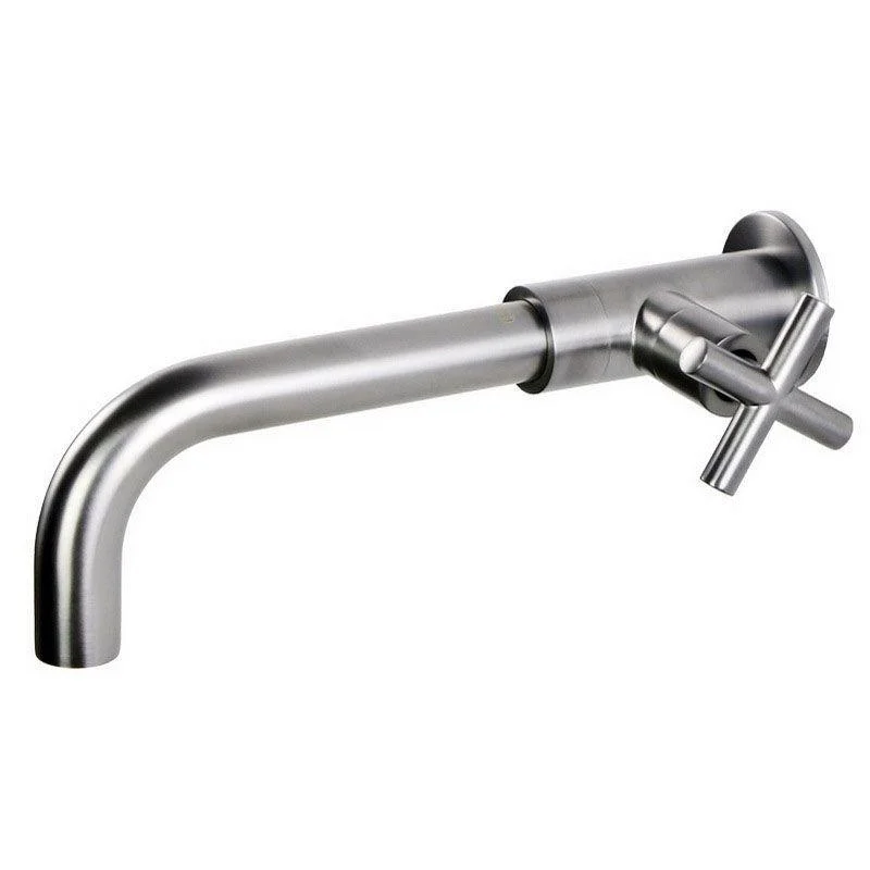 Wall Mounted Taps Single Cross Handle Tap for Bathroom -Bathlova