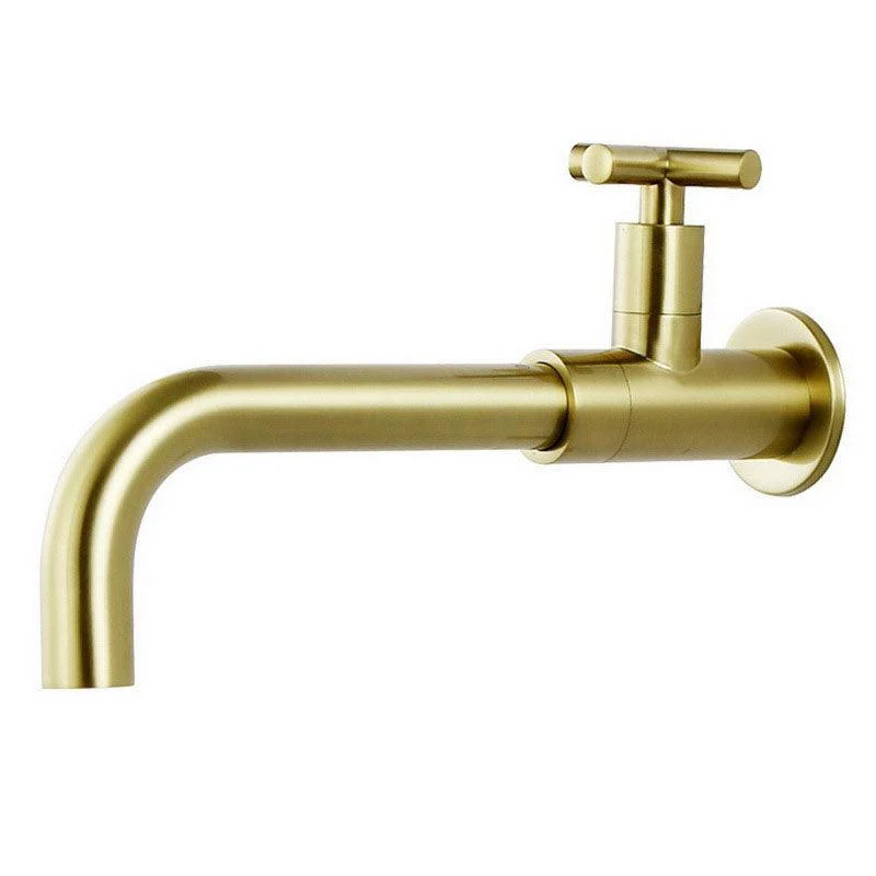 Wall Mounted Taps Single Cross Handle Tap for Bathroom -Bathlova