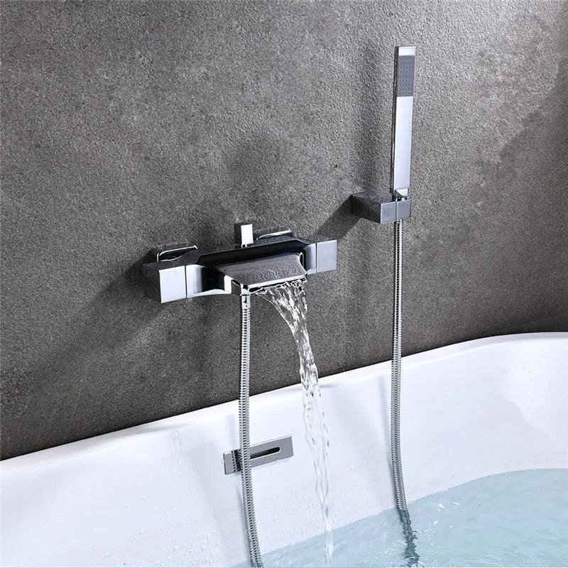 Wall Mounted Waterfall Bathtub Shower Tap -Bathlova