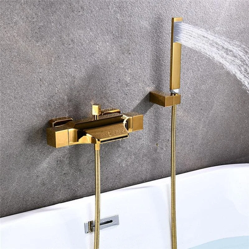 Wall Mounted Waterfall Bathtub Shower Tap -Bathlova