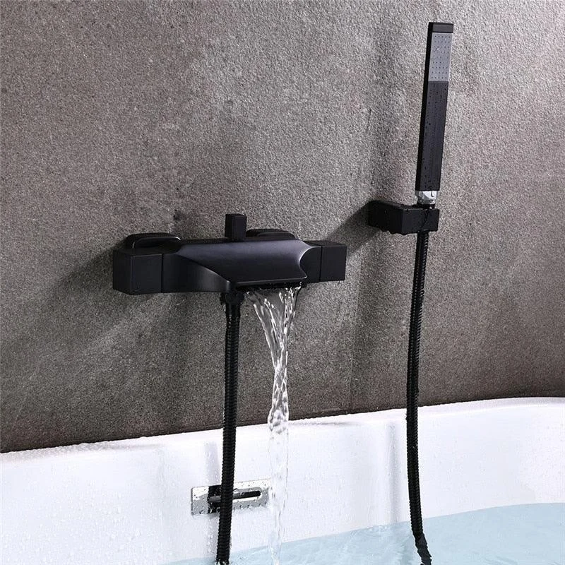 Wall Mounted Waterfall Bathtub Shower Tap -Bathlova