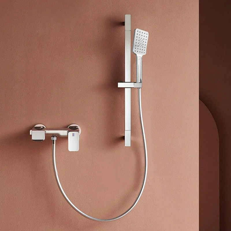 Wall Mounted Waterfall Bathtub Tap with Handheld Shower Head -Bathlova