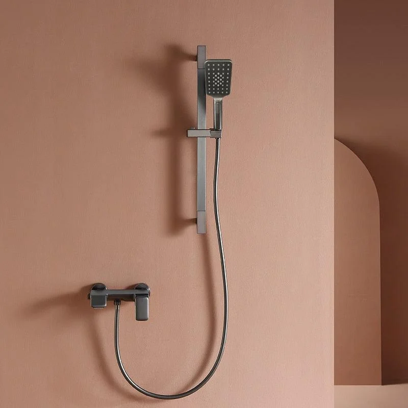 Wall Mounted Waterfall Bathtub Tap with Handheld Shower Head -Bathlova