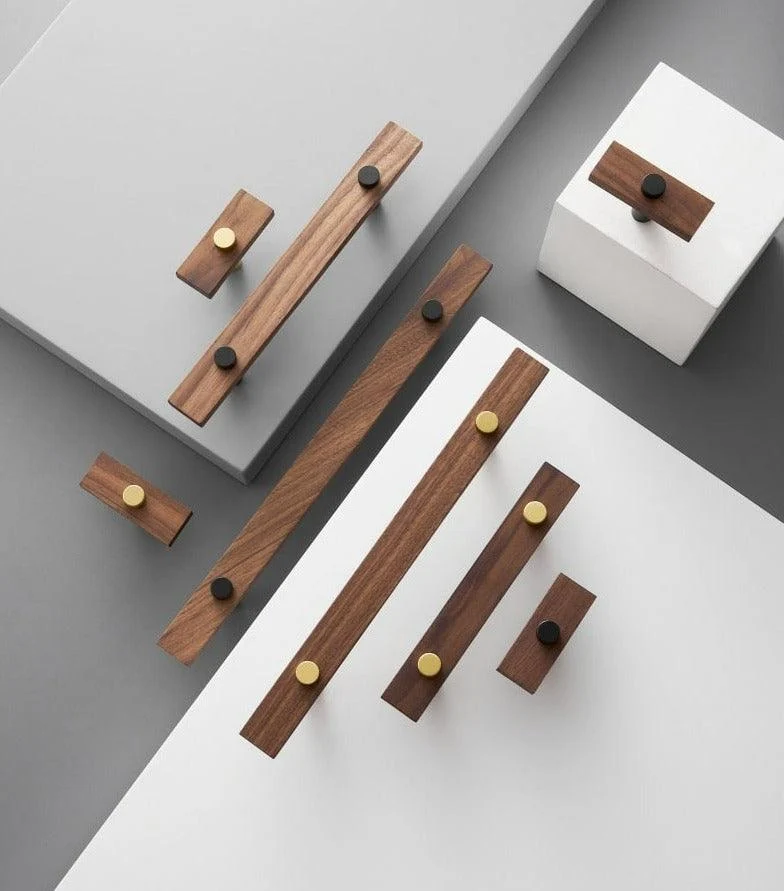 Walnut Cabinet and Drawer Handles -Bathlova