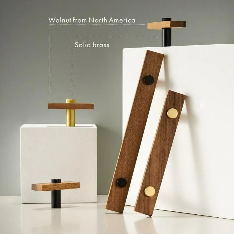 Walnut Cabinet and Drawer Handles -Bathlova