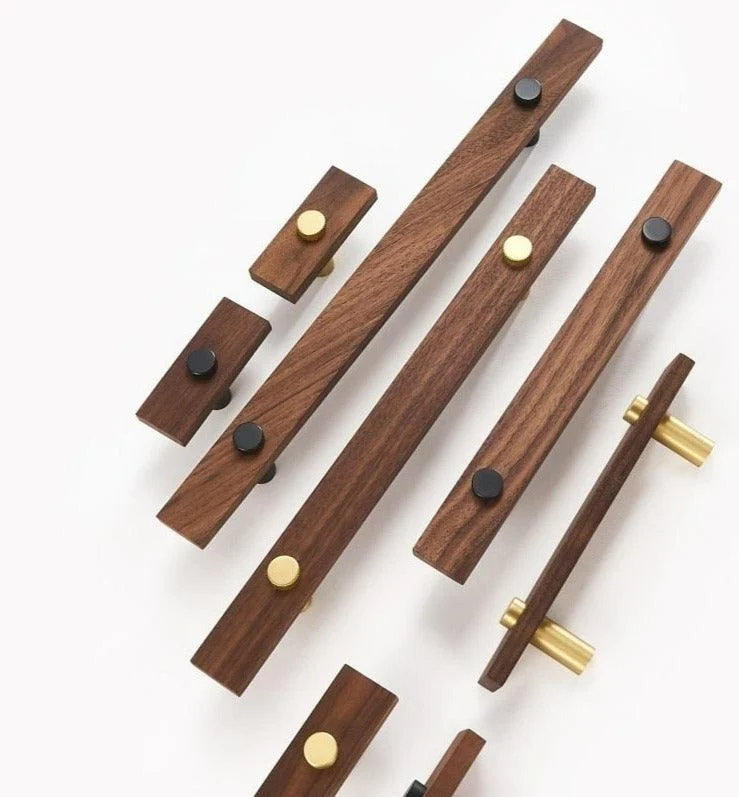 Walnut Cabinet and Drawer Handles -Bathlova