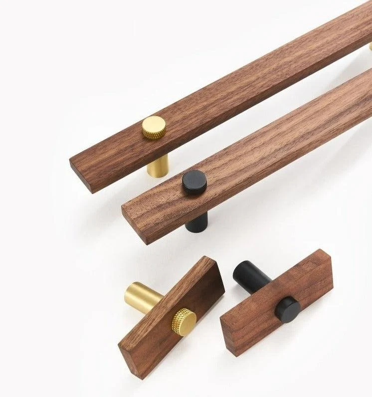 Walnut Cabinet and Drawer Handles -Bathlova