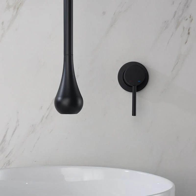 Water Drop Hang Ceiling Tap Bathroom Basin Bathtub Tap -Bathlova