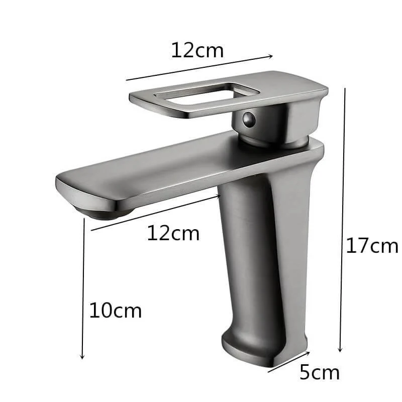 Water Mixer Bathroom Tap with Single Handle -Bathlova