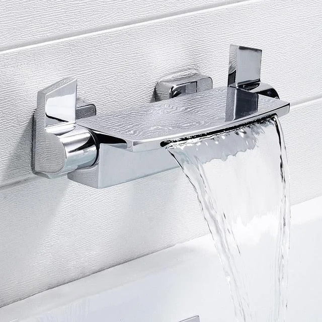 Waterfall Bathroom Shower Tap Bathtub Shower Tap Bath Tap -Bathlova