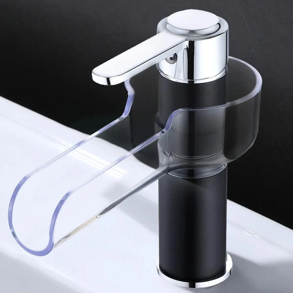 Waterfall Bathroom Tap Single handle Basin Mixer Tap Bath Tap -Bathlova