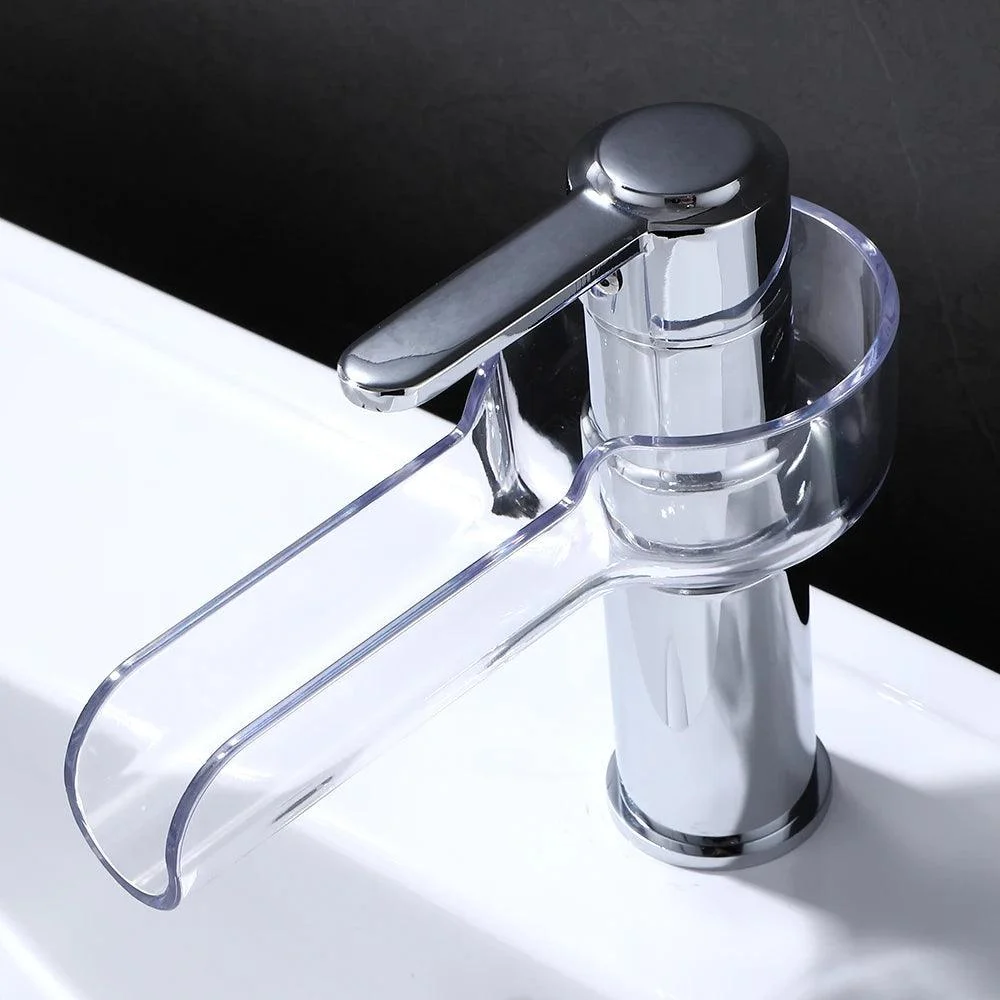 Waterfall Bathroom Tap Single handle Basin Mixer Tap Bath Tap -Bathlova