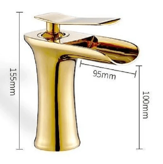 Waterfall Single Handle Basin Tap -Bathlova