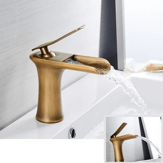 Waterfall Single Handle Basin Tap -Bathlova