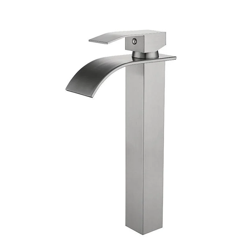 Waterfall Spout Sink Bathroom Tap Light Luxury Basin Lavatory Tap -Bathlova