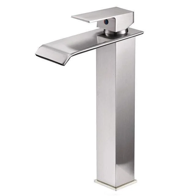 Waterfall Type Deck Mount Single Handle Basin Sink Tap -Bathlova