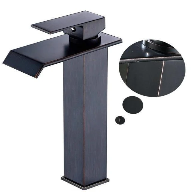 Waterfall Type Deck Mount Single Handle Basin Sink Tap -Bathlova