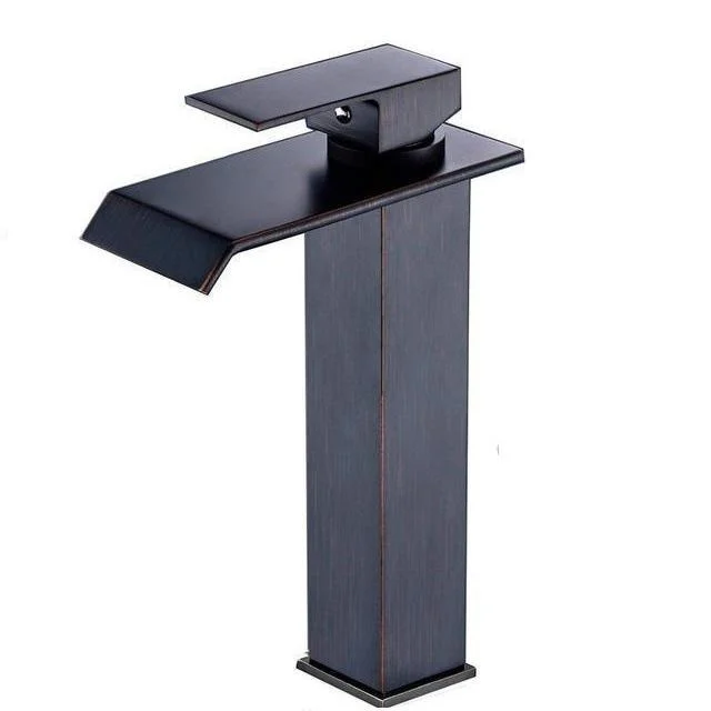 Waterfall Type Deck Mount Single Handle Basin Sink Tap -Bathlova