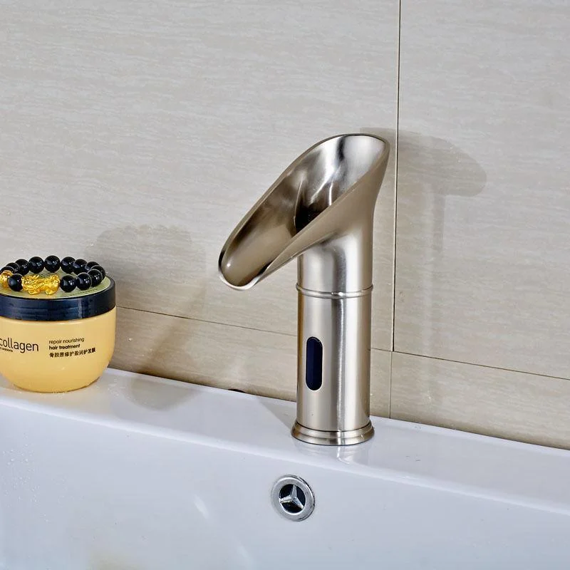 Waterfall Type Sensor Basin Tap with Led Light -Bathlova