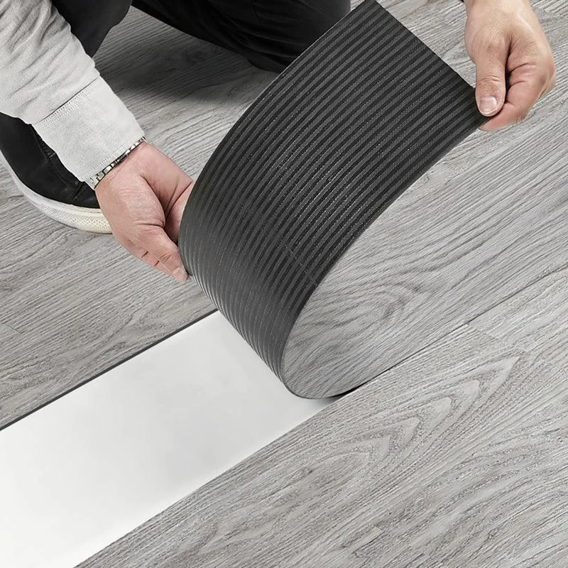 Waterproof PVC Flooring Peel and Stick Fire Resistant Rectangle PVC Flooring -Bathlova